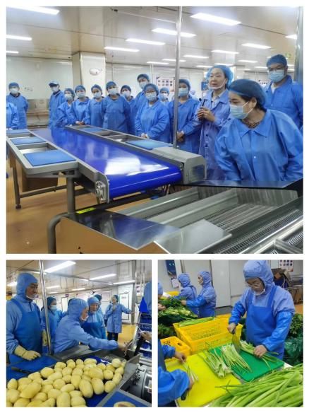 西安市新城區太華路小學家長參加午餐品鑒活動